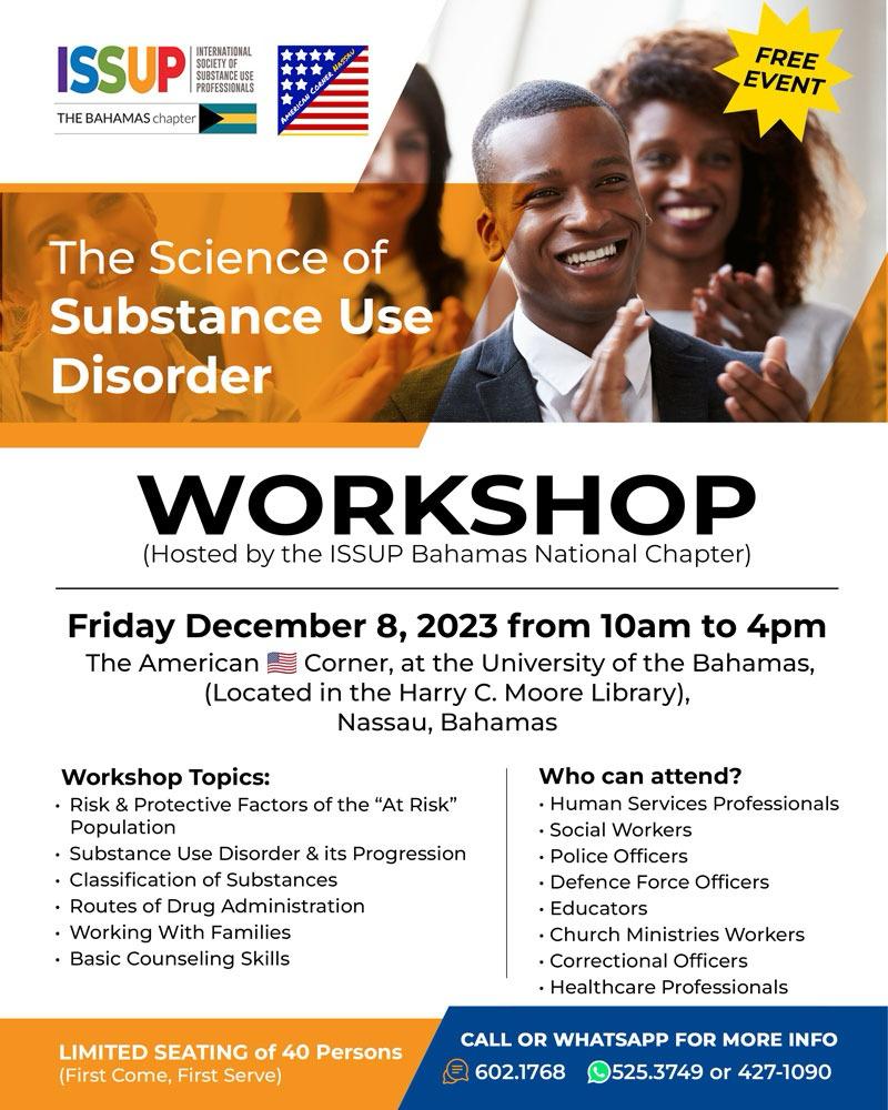 ISSUP Bahamas Science of Addiction One-Day Workshop - 8 December 2023